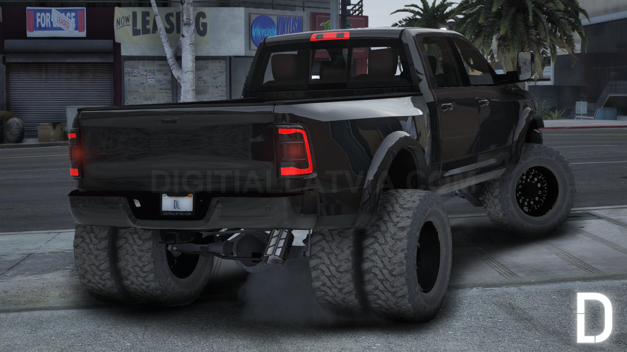 Dodge Ram 3500 HD Truck + Trailer | Debadged