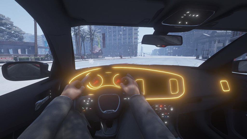 Dodge Charger Hellcat Christmas | Template | Debadged