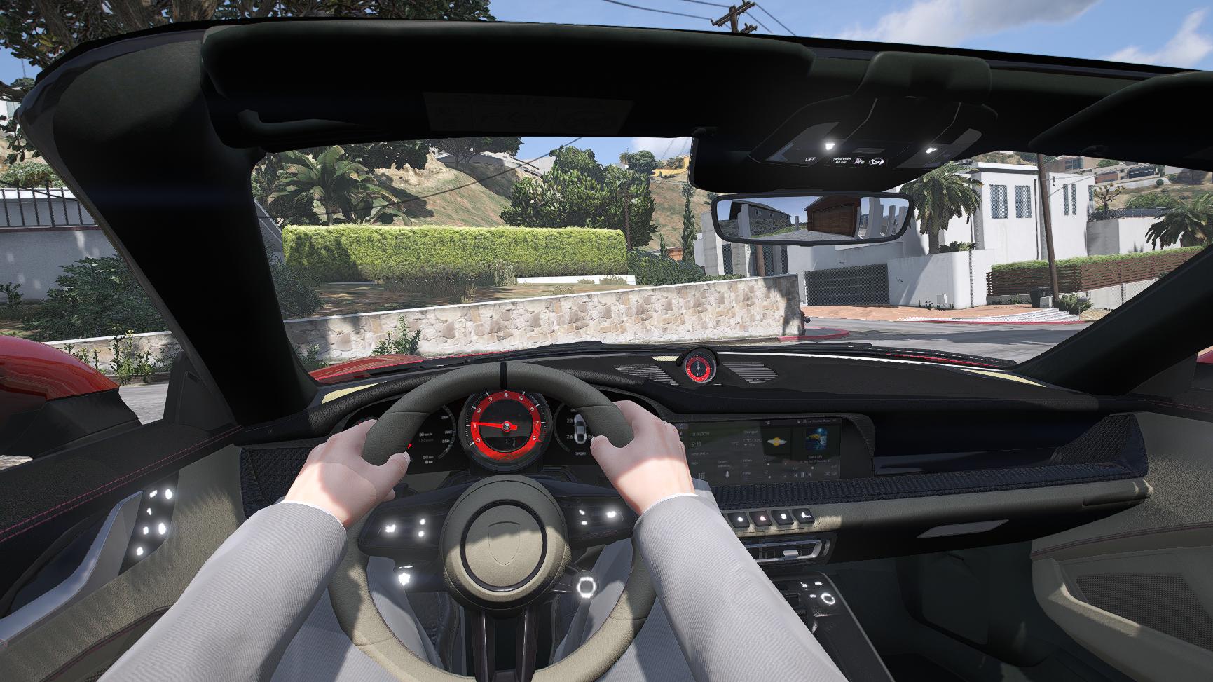 Porsche 911 Carrera 4S Cabriolet 2020 | Ohne Embleme | Animiertes Dach