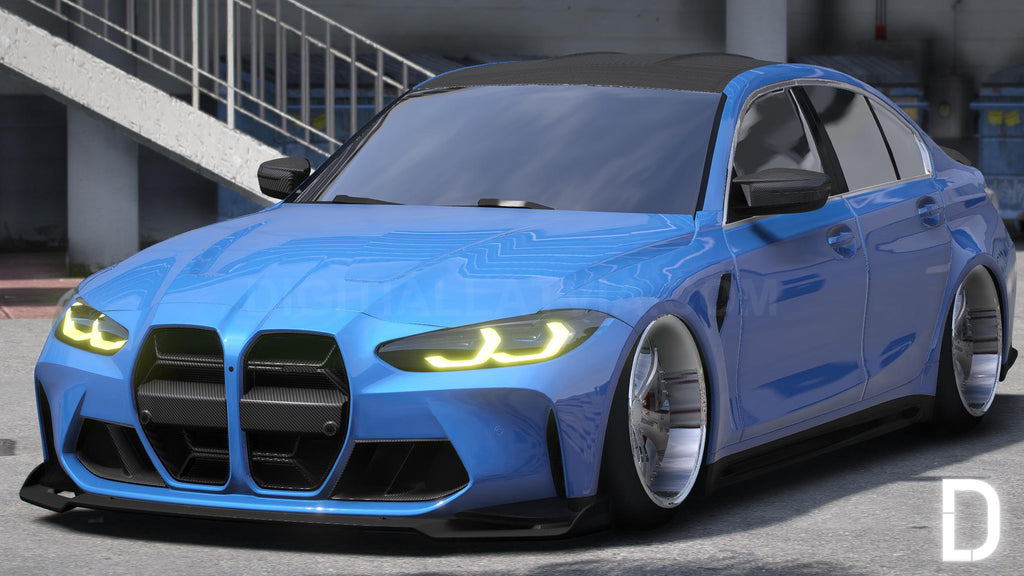 BMW M3 CS G80 Stanced | Custom Sound | Debadged