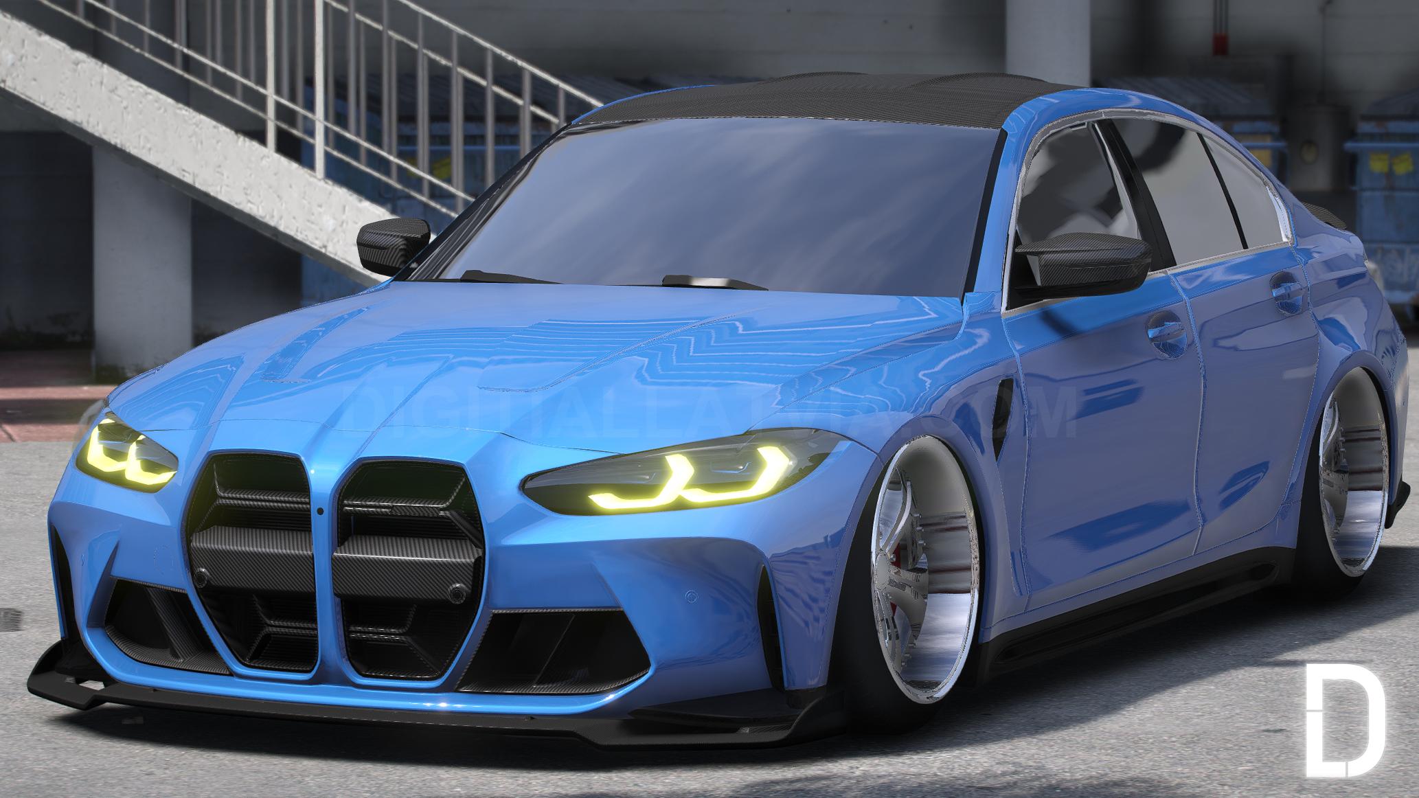 BMW M3 CS G80 Stanced | Custom Sound | Debadged