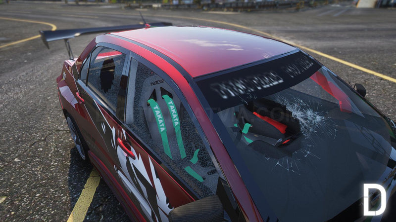 Mitsubishi Lancer Evolution IX 2006 FNF Tokyo Drift | Ohne Embleme