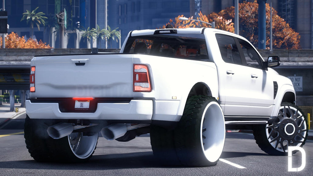 Dodge Ram TRX Dually Truck + Trailer | Debadged