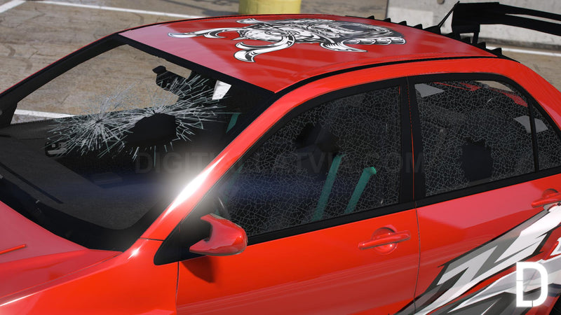 Mitsubishi Lancer Evolution IX Voltex | Embleme entfernt | Tuning | Vorlage | Individueller Sound