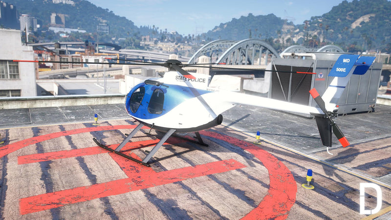 Police / Sheriff Helicopter | Template