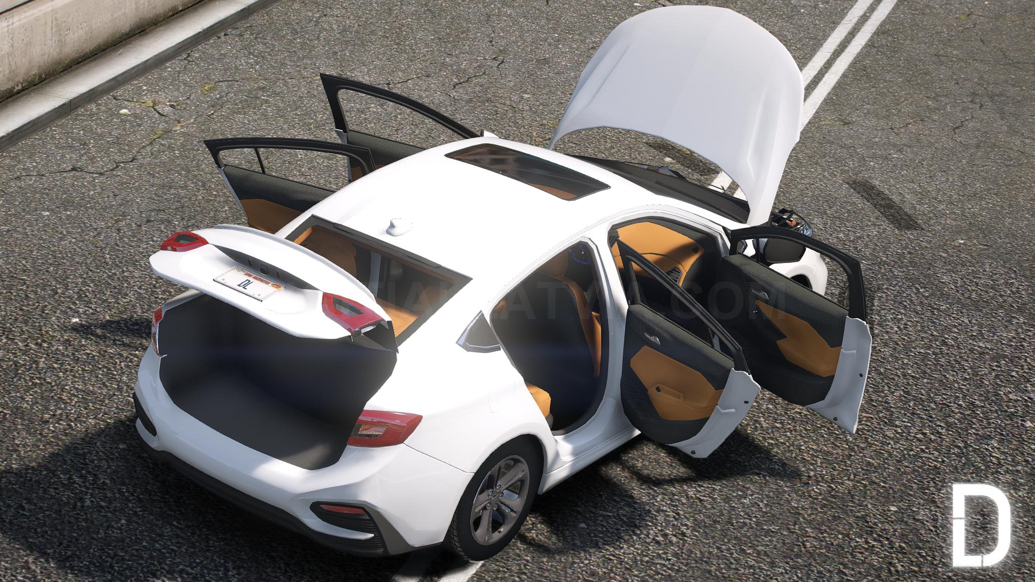 Chevrolet Cruze RS 2018 | Debadged | Template