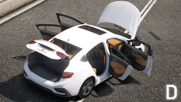 Chevrolet Cruze RS 2018 | Debadged | Template