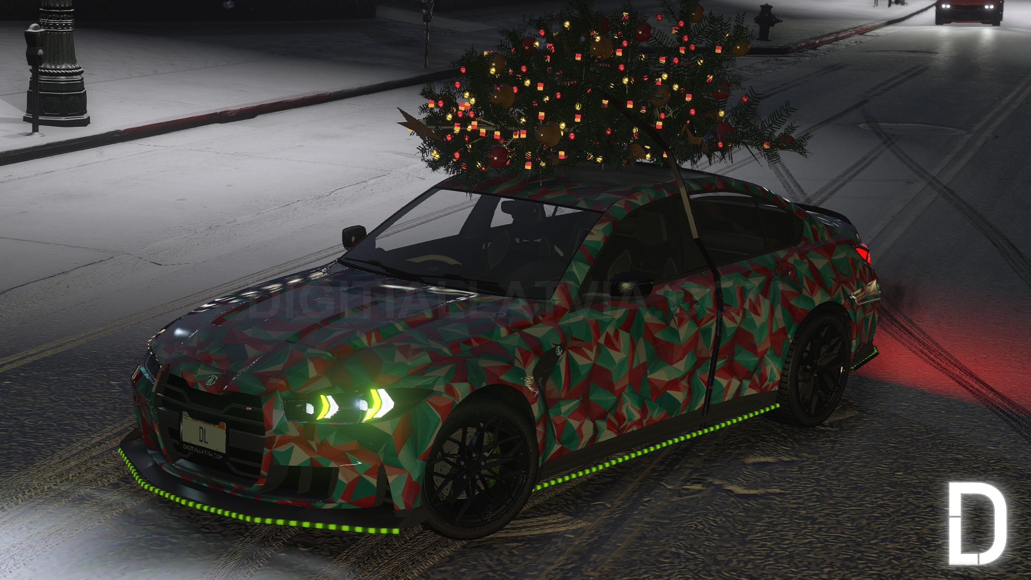 Ubermacht Sentinel GTS Christmas Custom | Tuning | Template