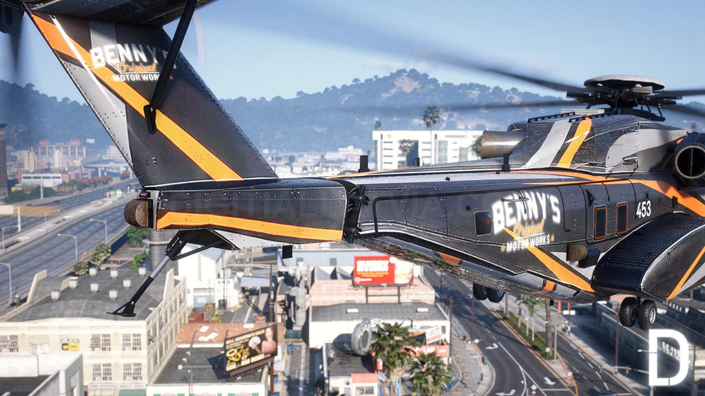 Buckingham DH-7 Iron Mule Bennys Helicopter | Template