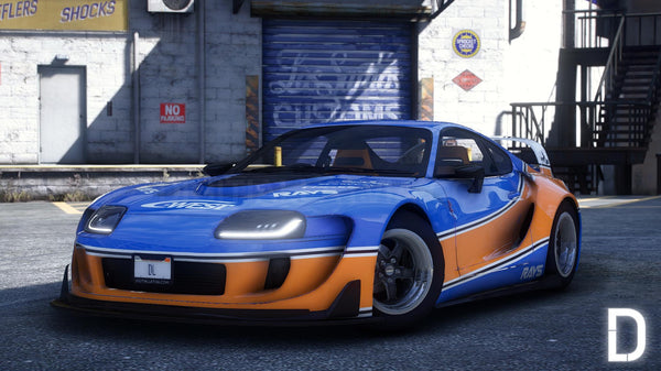 Toyota Supra A80 Mk4 Widebody RHD | Debadged | Template