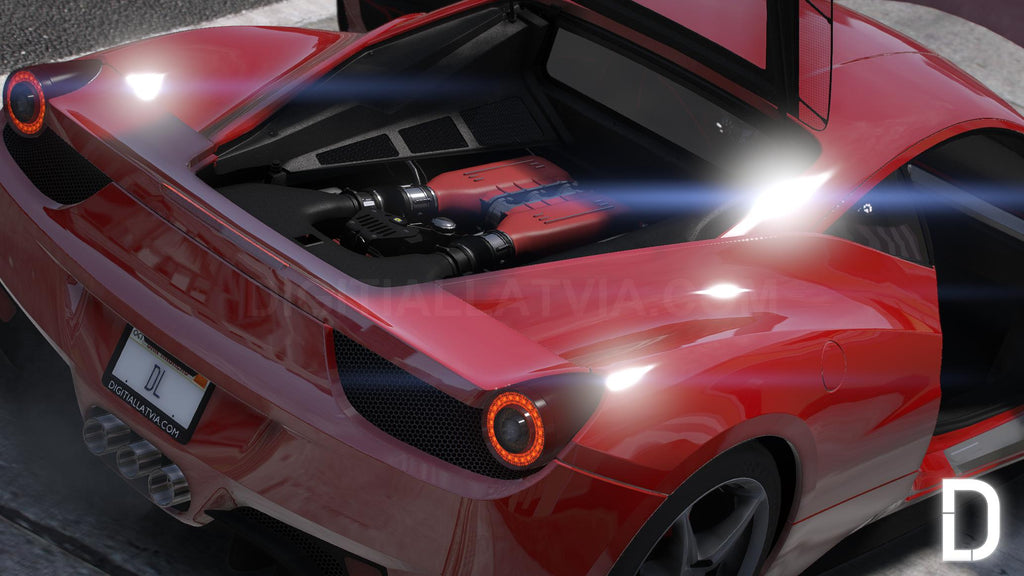 Ferrari 458 Italia | Debadged | Template | Tuning