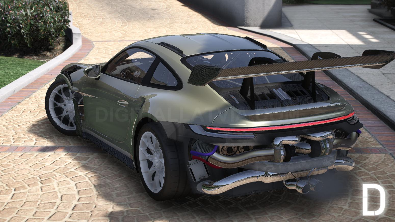 Porsche 911 (992) GT3RS Twin Turbo | Debadged | Custom Sound