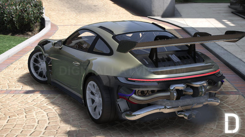 Porsche 911 (992) GT3RS Twin Turbo | Ohne Emblem | Individueller Sound