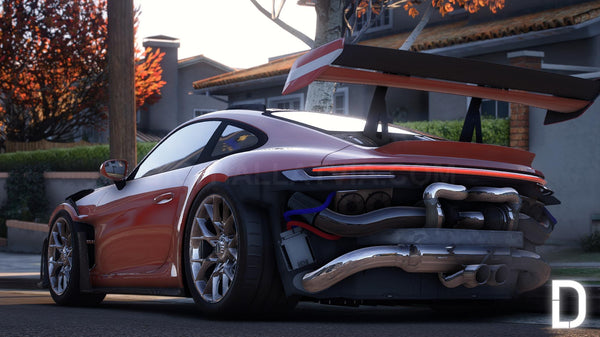 Porsche 911 (992) GT3RS Twin Turbo Custom | Debadged | Custom Sound