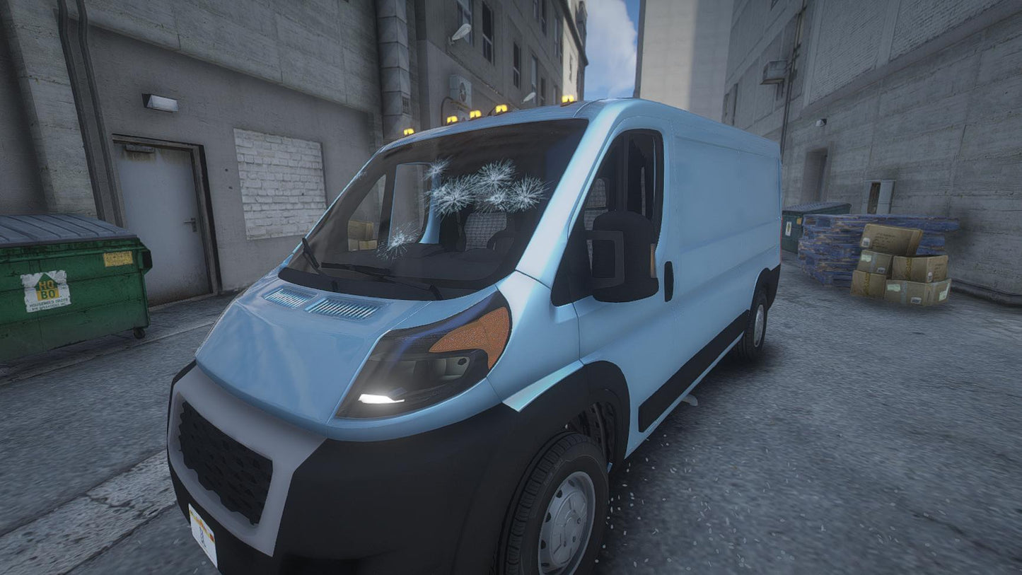 Dodge RAM ProMaster | Debadged | Template