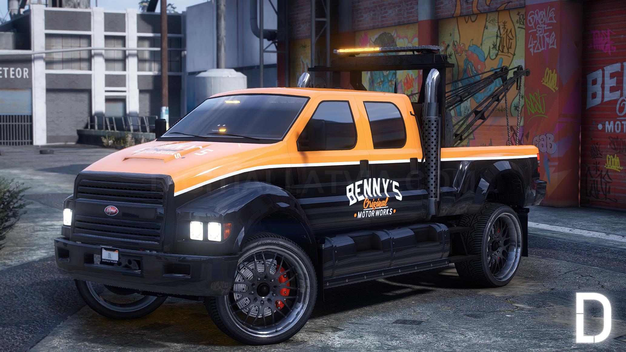 Vapid Guardian Tow Truck Benny's | Template | Tuning