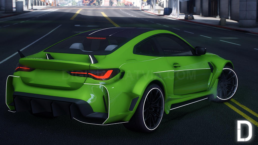 BMW M4 Animated | Debadged