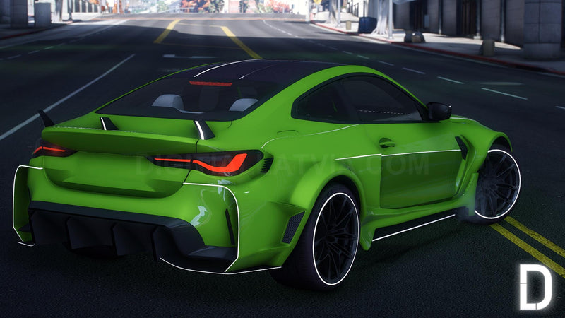 BMW M4 Animated | Debadged