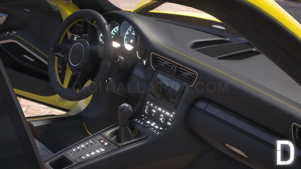 Porsche 911 R 2016 | Debadged | Tuning | Template | Custom Sound