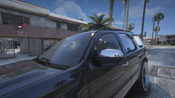 Chevrolet Tahoe LTZ 2014 Donk | Debadged | Template