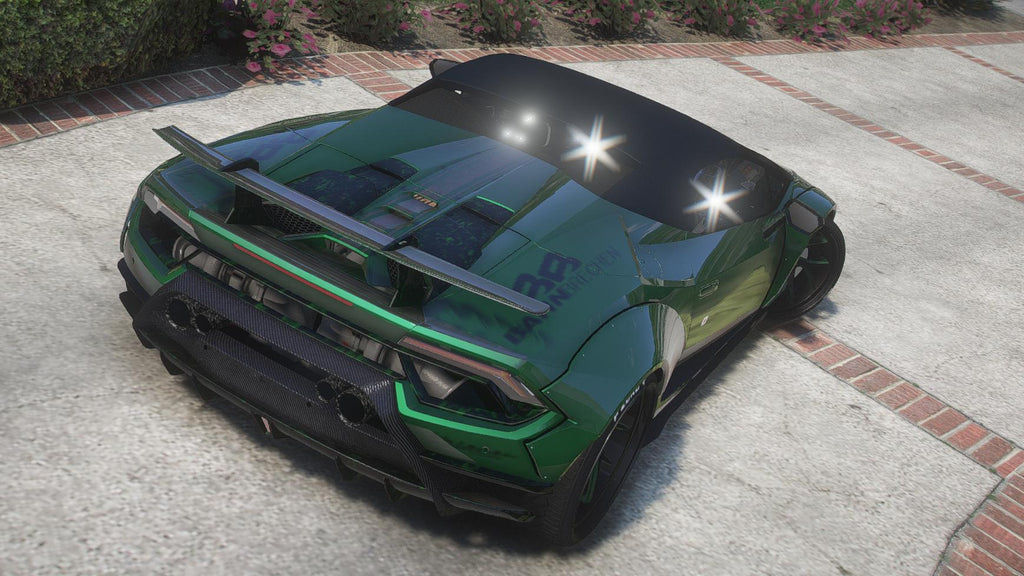 Lamborghini Huracan Spyder Liberty Walk | Ohne Emblem