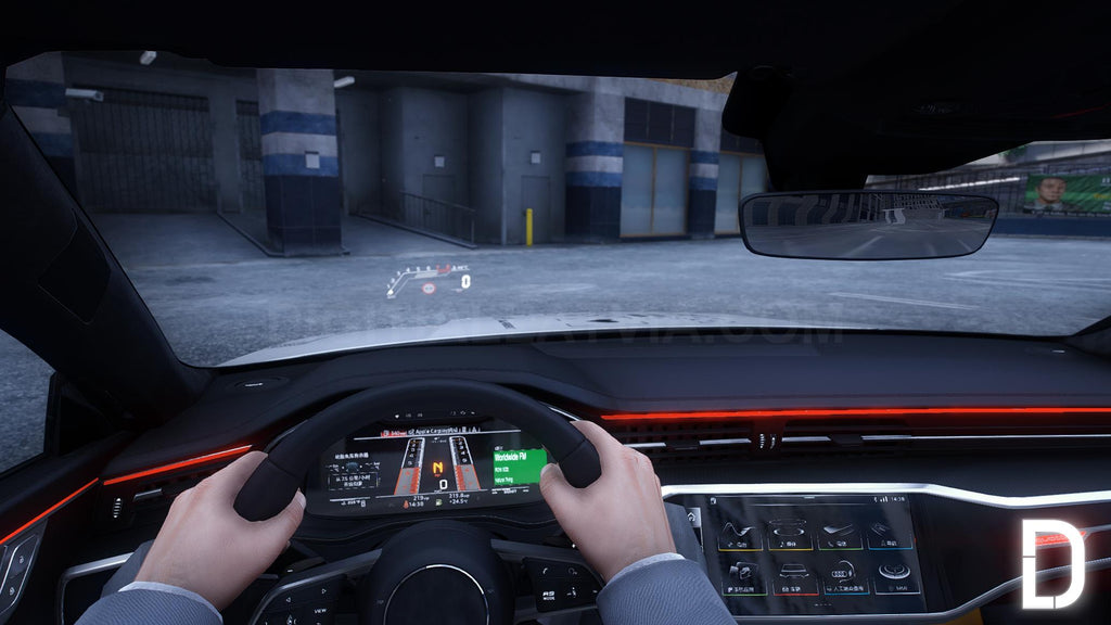 Audi RS7 2023 Printstream | Ohne Badges | Benutzerdefinierter Sound | Vorlage