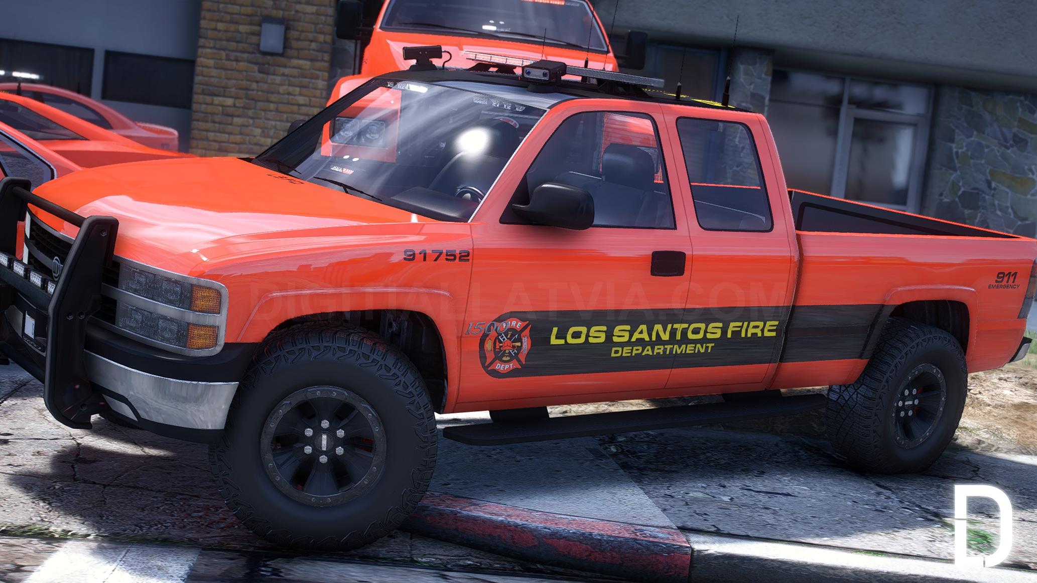 Fire Department Vanilla Pack | 9 Vehicles | Templates