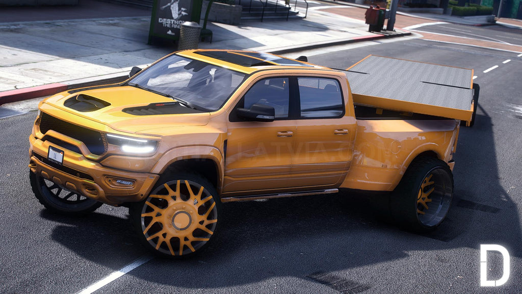 Dodge Ram TRX Dually Truck + Trailer | Debadged