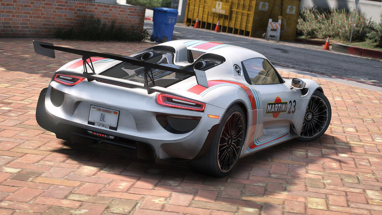 Porsche 918 Spyder | Debadged | Tuning | Template