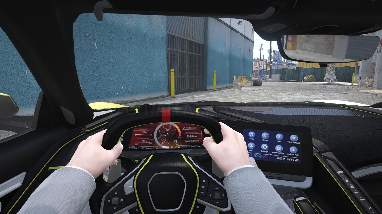 Chevrolet Corvette C8 | Ohne Emblem | Vorlage