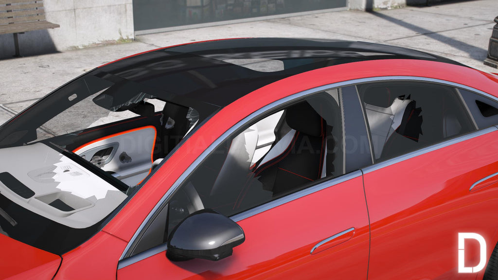 Mercedes-Benz CLA EV 2025 | Debadged | Tuning |  Template