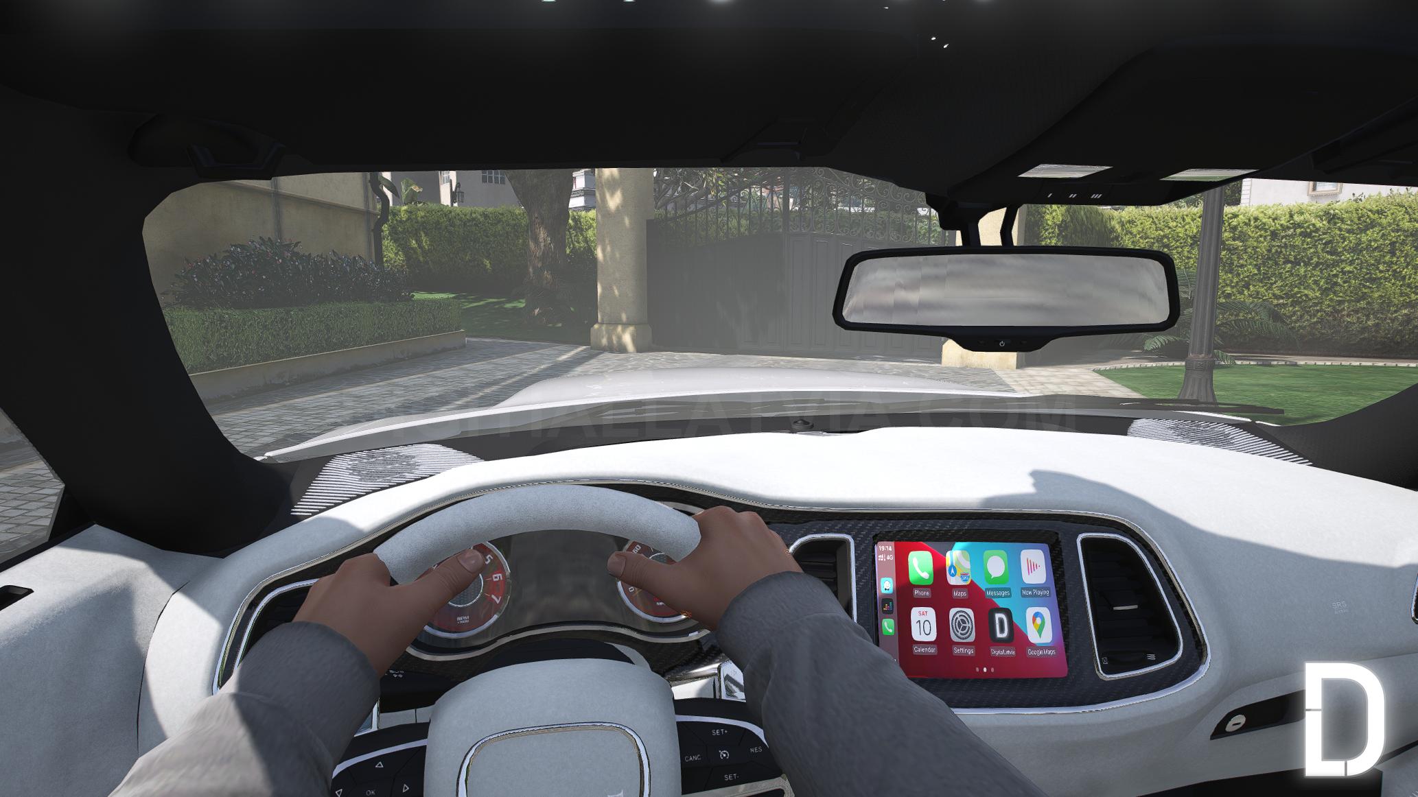 Dodge Challenger SRT Demon Widebody | Debadged | Template