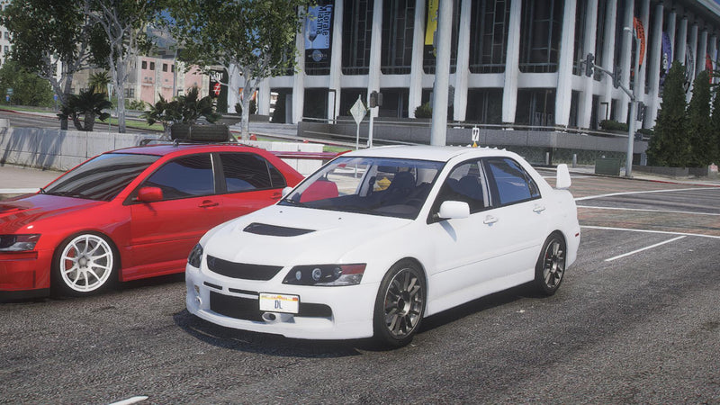 Mitsubishi Lancer Evolution IX | Abzeichen entfernt | Tuning