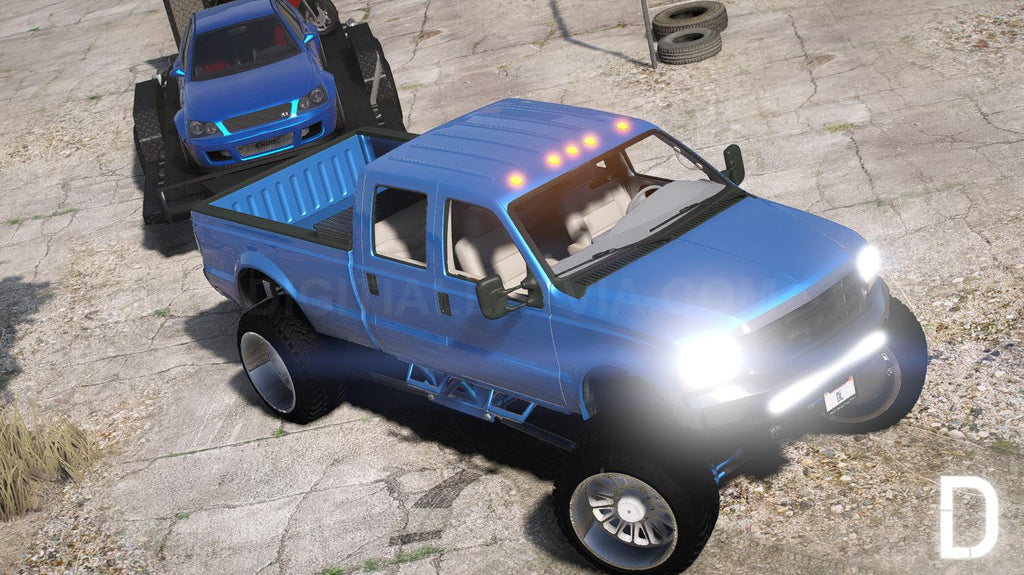 Ford F-350 Super Duty Truck + Trailer | Debadged