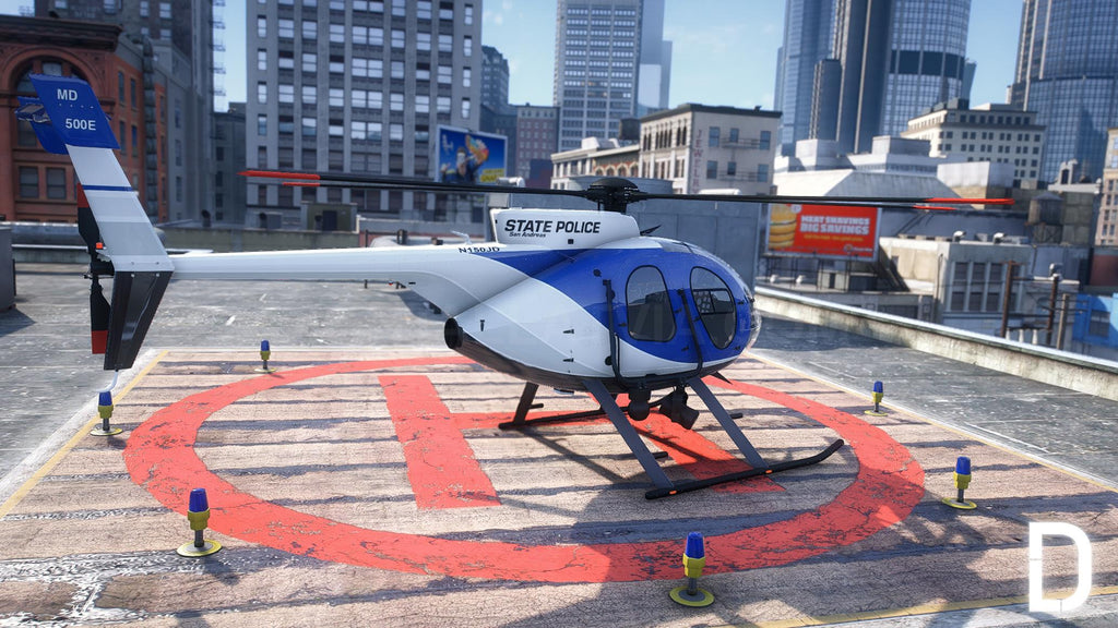 Police / Sheriff Helicopter | Template