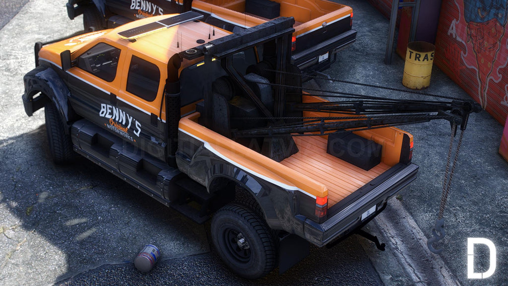 Benny's Mechanics Tow Vanilla Pack | 10 Vehicles | Templates