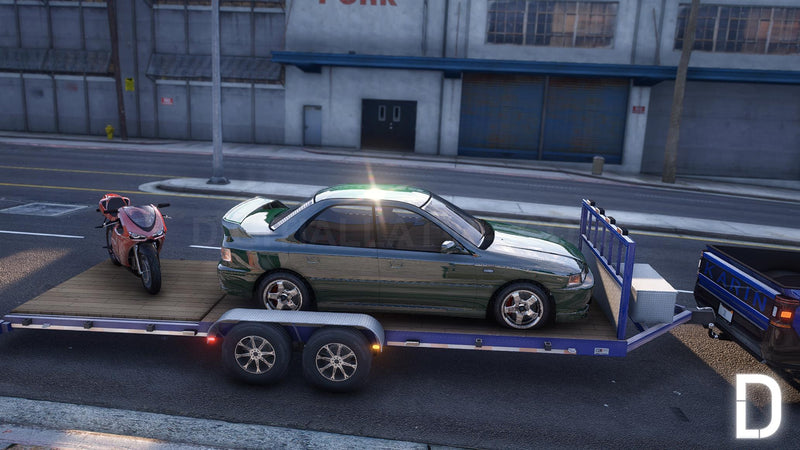 Car Trailer Split Tilt