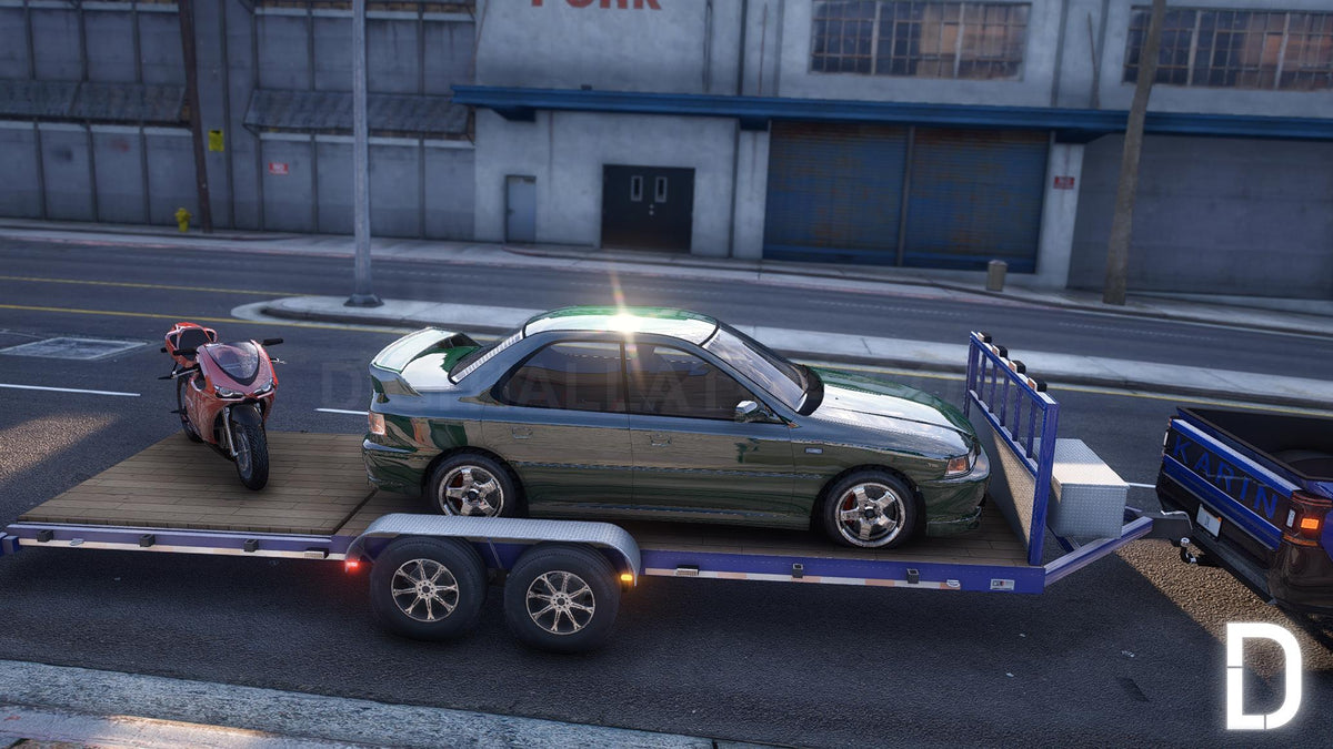 Car Trailer Split Tilt