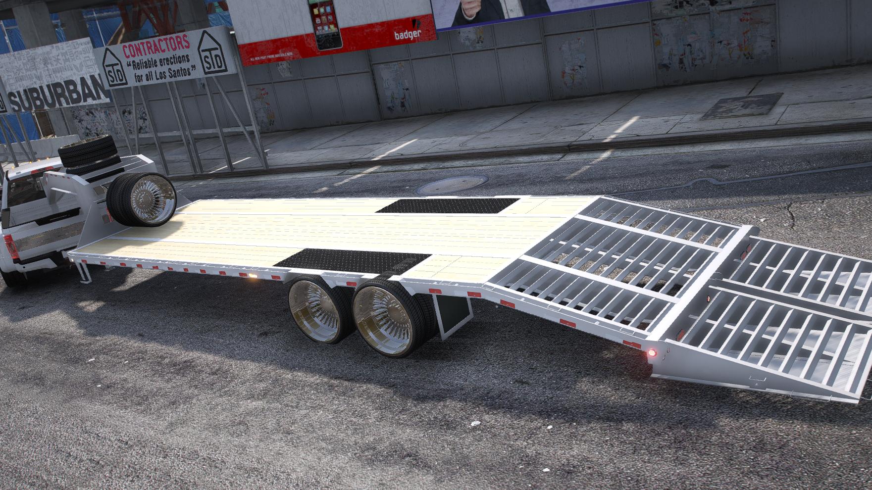 Ford F450 Platinum Super Duty Truck + Trailer | Debadged