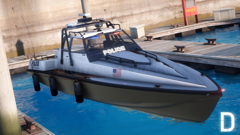 Predator Police Boat Custom