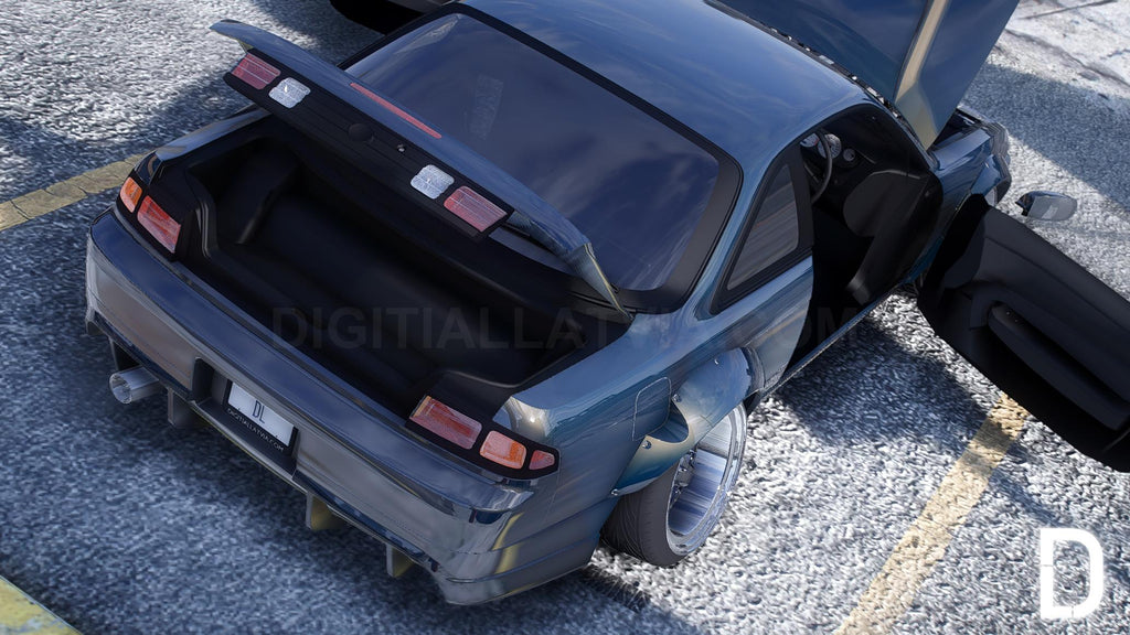 Nissan Silvia S14 Stanced Drift | Debadged | Custom Sound