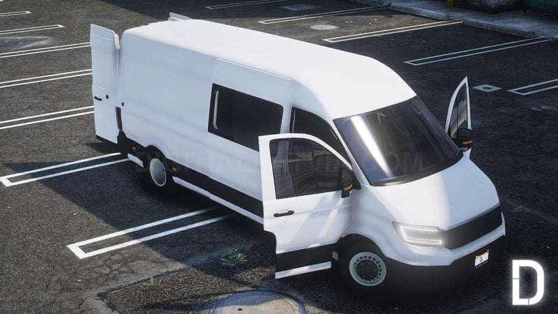 Volkswagen Crafter 2022 | Debadged | Template