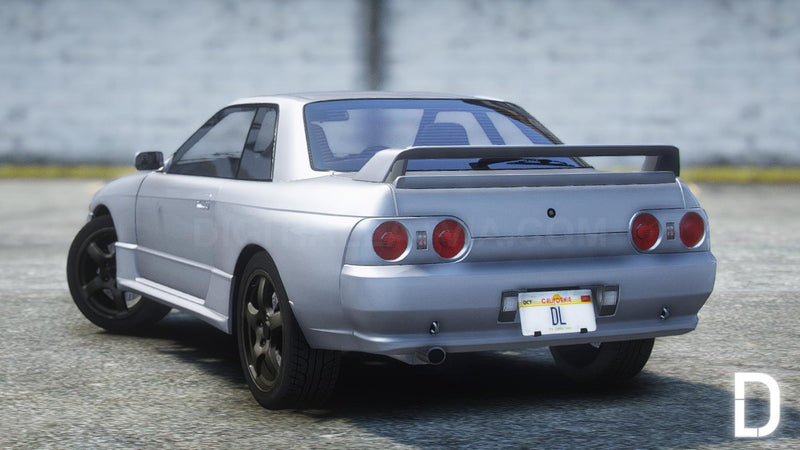Nissan Skyline GTR R32 Rechtslenker | Embleme entfernt | Tuning | Vorlage