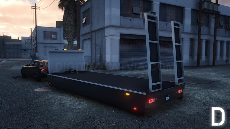 Car Trailer Low Skirt | Template