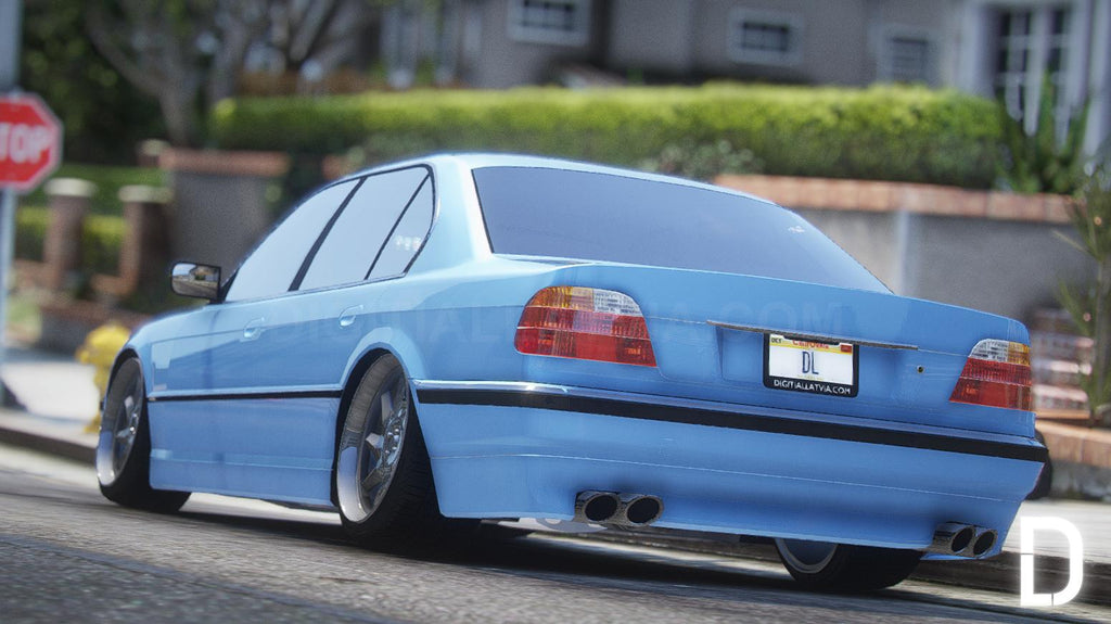 BMW E38 750iL Stanced | Debadged