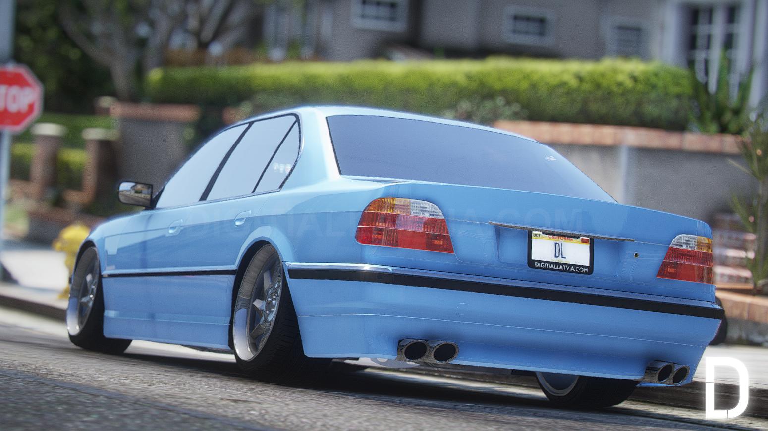 BMW E38 750iL Stanced | Debadged