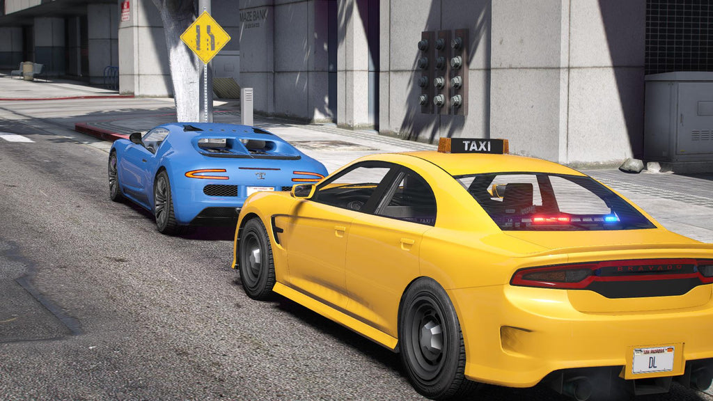 Bravado Buffalo STX Unmarked Police Taxi | Tuning | Custom Sound | Template