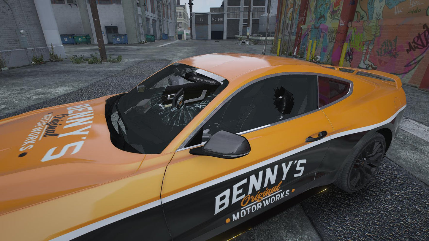 Ford Mustang Bennys | Debadged | Template