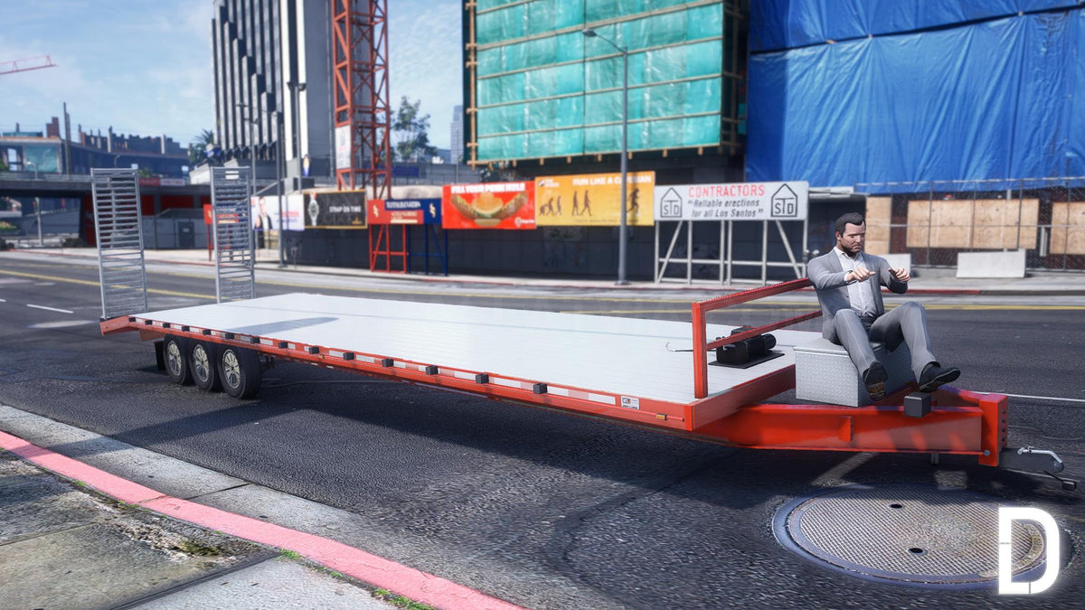 Car Trailer Double