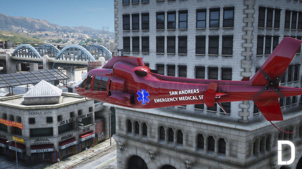 Buckingham Swift EMS Helicopter | Template